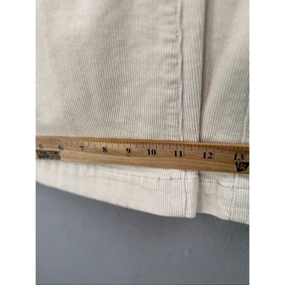 ROLLAS EASTCOAST FLARE - IVORY CREAM CORDUROY PANTS SIZE 27 - Picture 7 of 12
